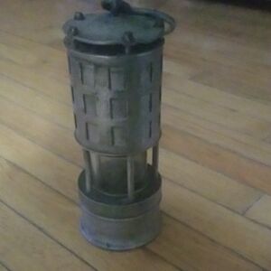 Vintage Industrial Metal Lantern